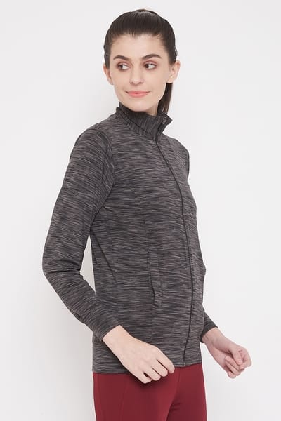 black activewear jacket