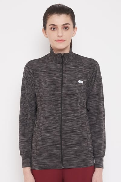 black activewear jacket