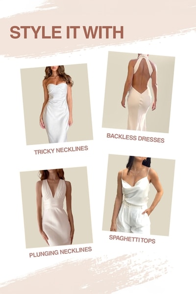 sachin and babi light blue dress Backless? Strapless? Tricky neckline? Breast cups give you invisible  support with zero straps showing 💃. #PinqPolka #BreastCups  #InvisibleSupport #SeamlessConfidence #BacklessOutfitHack  #WardrobeEssentials