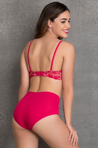 Selfcare Set Of 2 Padded Bra & Panty Set In Pink & Red at Rs 599, Bra and  Brief Sets in New Delhi