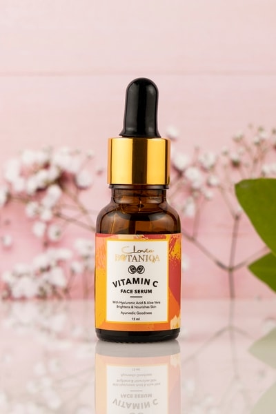 Sérum Visage à La Vitamine C Mini - SPF4, éclat, 60ml, Parfum Floral, Thaïlande