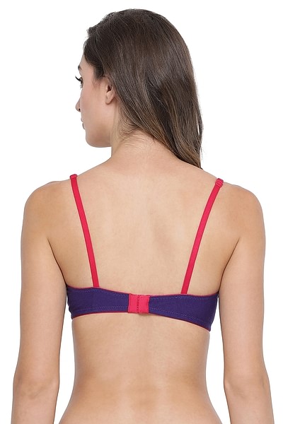 Buy Pack of 6 Non-Padded Non-Wired Bras & Low Waist Thongs - Cotton Online  India, Best Prices, COD - Clovia - BRC008P19