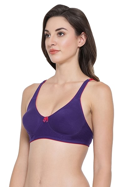 Plain Multicolor Rivas Collection Women's Cotton Non Padded Regular Bra  (Pack of 6), For Daily Wear at Rs 599/piece in Thane