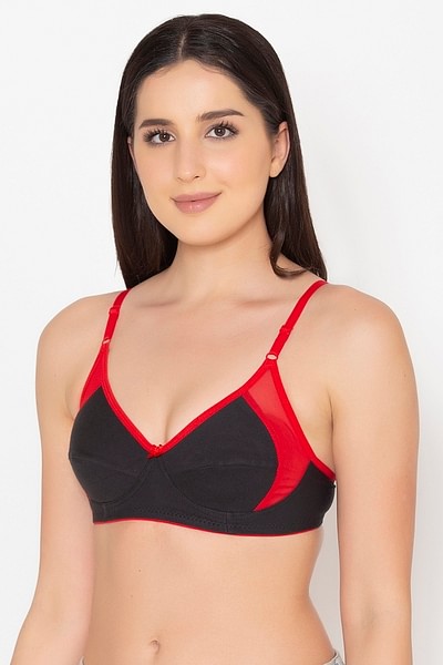 Buy Pack of 6 Non-Padded Bras & Low Waist Thongs - Cotton Online India, Best  Prices, COD - Clovia - BRC011Q19