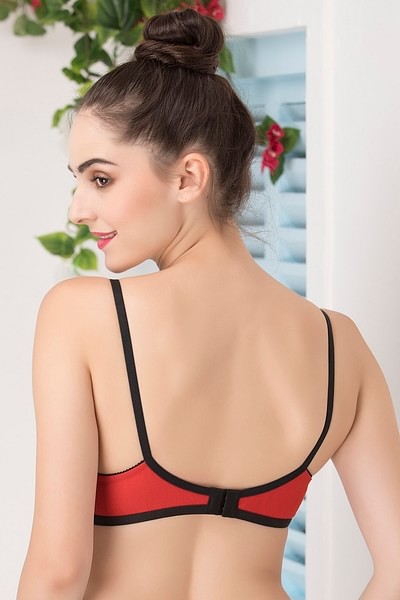 Buy Pack of 6 Non-Padded Bras & Low Waist Thongs - Cotton Online