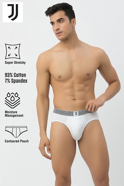 Buy John Players Champion Cotton Brief in White Online India, Best