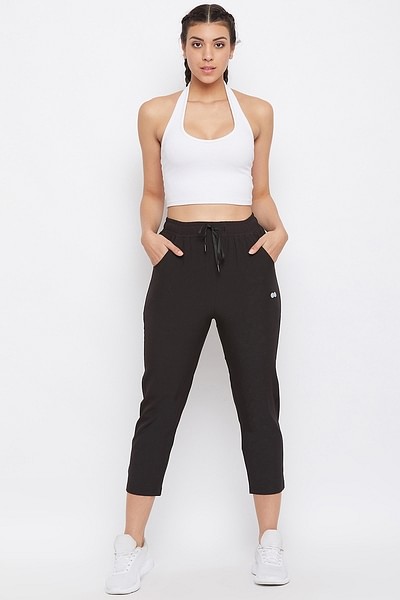 Buy Womens Capri Pants Loose Yoga Pants Workout Cargo Capris Comfy Lounge Sweatpants  Cropped Trousers with Pockets Online at desertcartINDIA