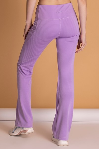 Buy High Waist Flared Yoga Pants in Mauve with Side Pocket Online India,  Best Prices, COD - Clovia - AB0090P12