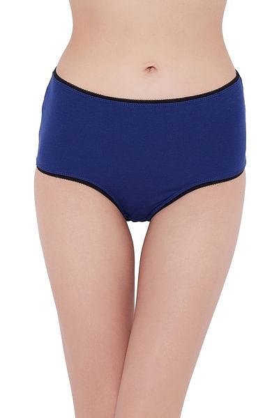 Womens Underwear Soft Cotton High Waist Breathable Solid Color Briefs Panties for Women 