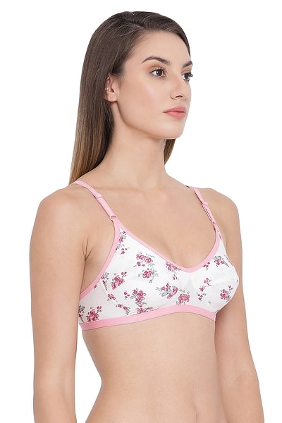  Womens Full Coverage Floral Underwire Non Padded