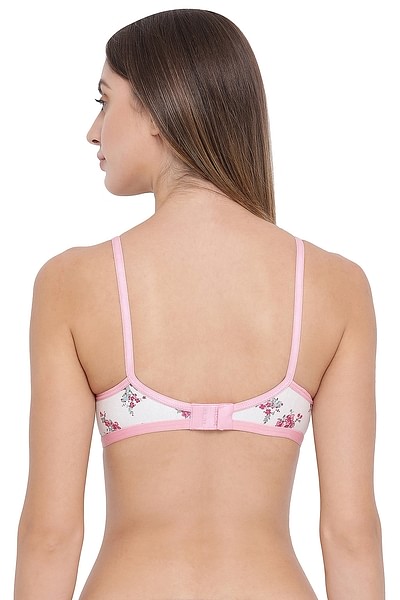 Buy Floral Printed Non-Wired Full Coverage Padded Bra with Detachable  Straps - Cotton Online India, Best Prices, COD - Clovia - BR0738P18