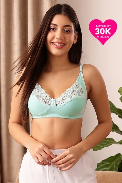 Buy Cotton Non-Padded Non-Wired Full Coverage Bra Online Clovia