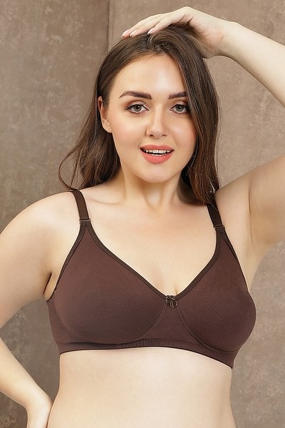 Buy Cotton Non-Padded Non-Wired Full Cup Bra Online India, Best Prices, COD  - Clovia - BR0866P17