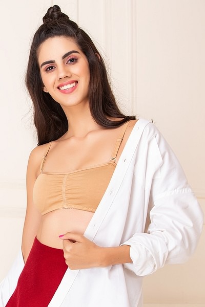 Buy Tweens White Non Wired Non Padded Beginner's Bra for Women
