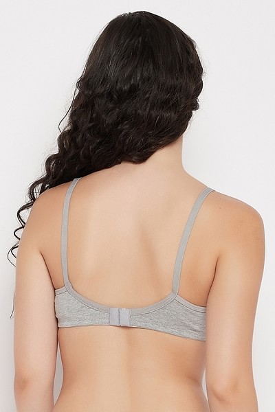 Buy Tulzott Melange Fabric Everyday Non Padded Bra for Women - Made of Pure  Cotton Full Coverage Non Wired Seamless Pushup Soft Cup for T-Shirt Saree  Dress Sports Garment for Daily Use