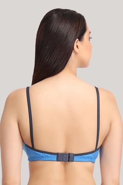 Buy Cotton Rich Non-Padded Non-Wired Bra Online India, Best Prices, COD -  Clovia - BR1655P18