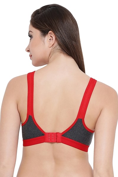 Buy Non-Padded Non-Wired Full Coverage T-Shirt Bra in Red - Cotton Rich Online  India, Best Prices, COD - Clovia - BR0774A04