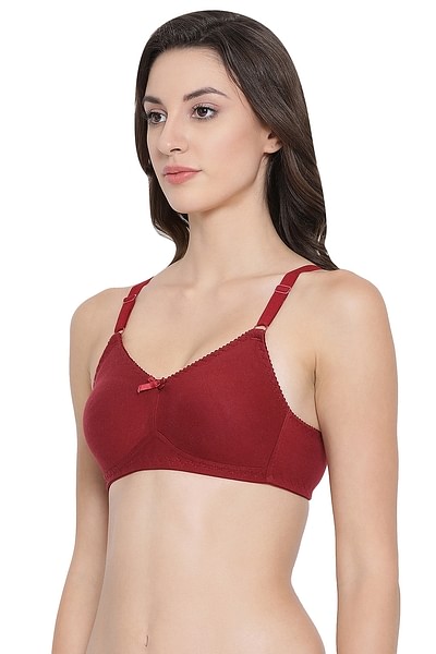 Buy Cotton Rich Non-Padded Non-Wired T-shirt Bra Online India