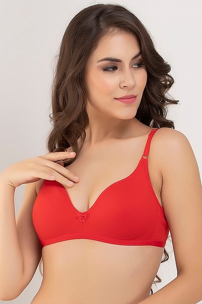 Buy Planet Inner Women Red, Blue Polycotton pack of 2 T-Shirt Bra (42C  size) Online at Best Prices in India - JioMart.