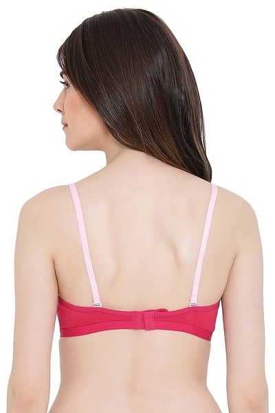 Buy Magenta Padded T-Shirt Bra 34C, Bras