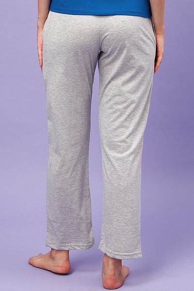 Buy Pyjama with Elastic Waistband in Grey - Cotton Rich Online India, Best  Prices, COD - Clovia - LB0173P01