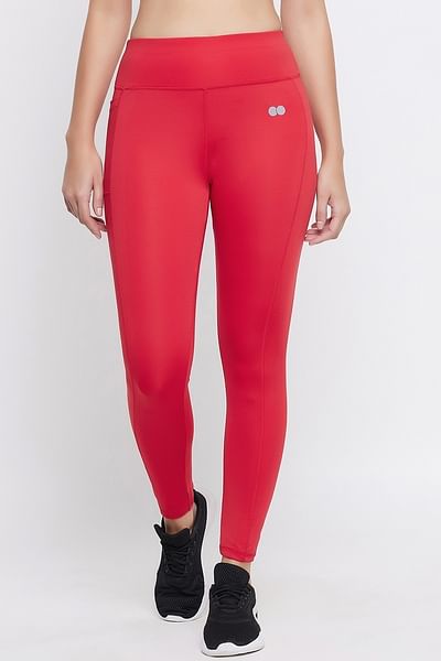 Buy Red Leggings for Women by Adorna Online | Ajio.com