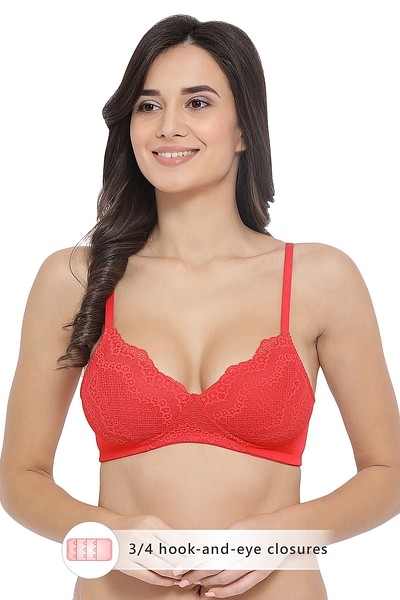 Clovia Padded Non-Wired Solid Bridal Bra in Black - Lace at Rs 691.00, Lace  Bra