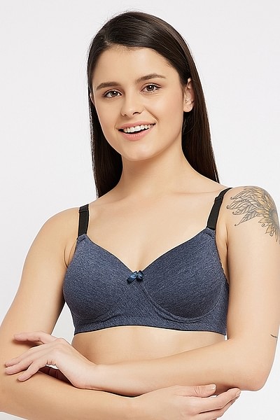 Buy Level 1 Push Up Non-Wired Multiway T-Shirt Bra In Purple Online India,  Best Prices, COD - Clovia - BR1394P12