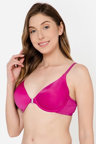 Buy Level 1 Push-Up Padded Underwired Demi Cup Front Open Plunge