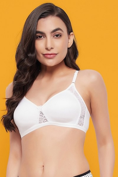 Buy White Laces Bra online in India