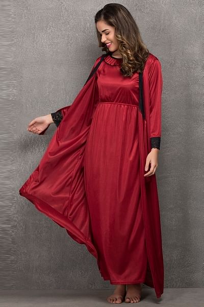 floor length robe