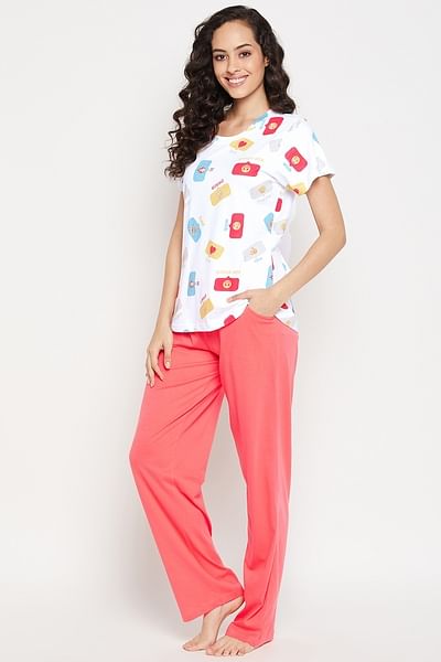 Peach 2025 emoji pyjamas