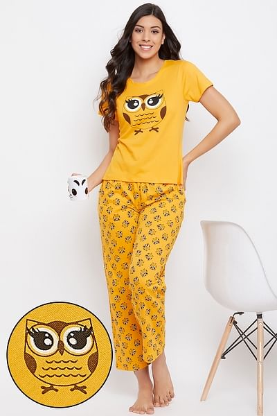 Yellow best sale pyjamas ladies