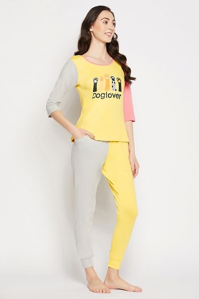 Yellow joggers outlet set