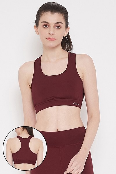 Medium Support Sports Bra with Removable Cups - France
