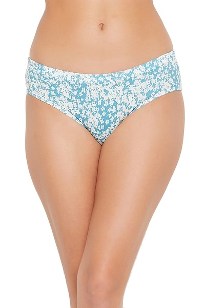 Buy Clovia Blue Solid Cotton Bikini Panty Online at Best Prices in