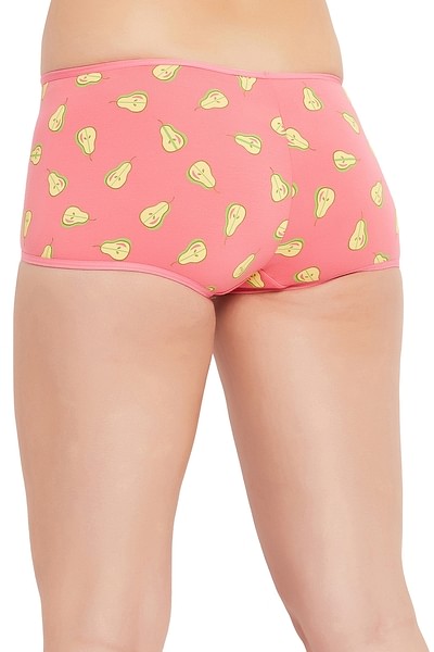 Printed Cotton Boyshorts 