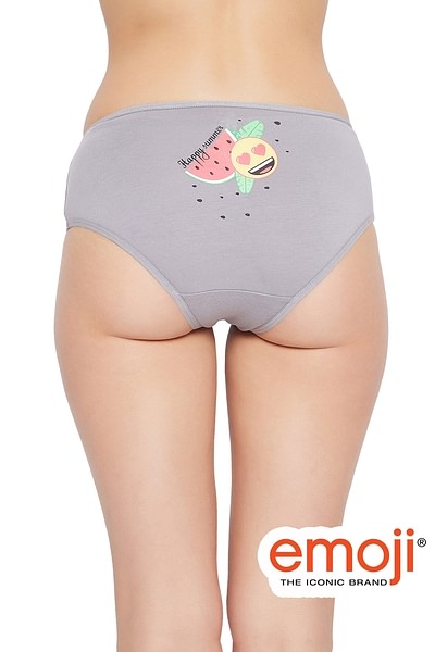 Buy online Grey Cotton Hipster Panty from lingerie for Women by