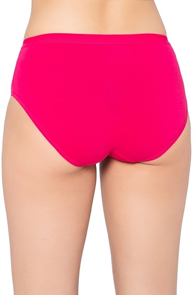 Buy Mid Waist Hipster Panty in Hot Pink - Cotton Online India, Best Prices,  COD - Clovia - PN2007P14