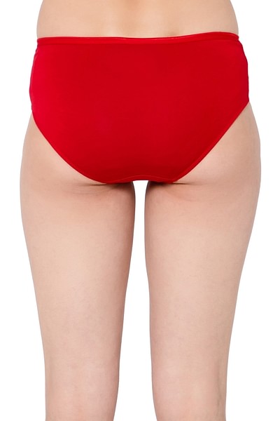 Buy online Red Cotton Hipster Panty from lingerie for Women by Clovia for  ₹300 at 40% off