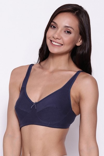 Buy Cotton Non-Padded Non-Wired Bra Online India, Best Prices, COD - Clovia  - BR1054A22