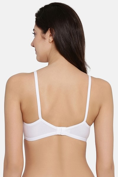 Buy Non-Padded Non-Wired Full Coverage Bra in White - Cotton Rich Online  India, Best Prices, COD - Clovia - BR0185U18