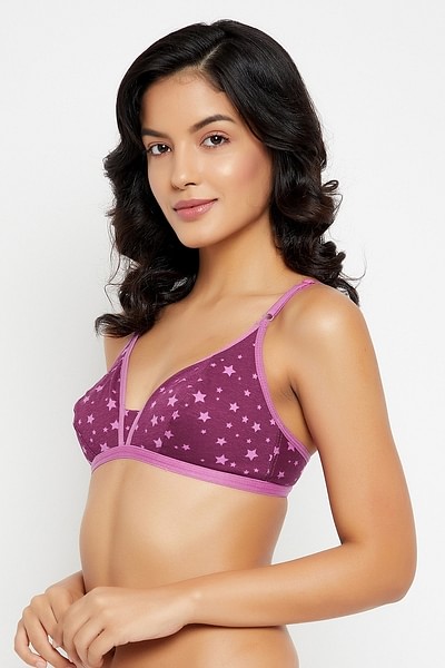 Purple Demi Cup Bras