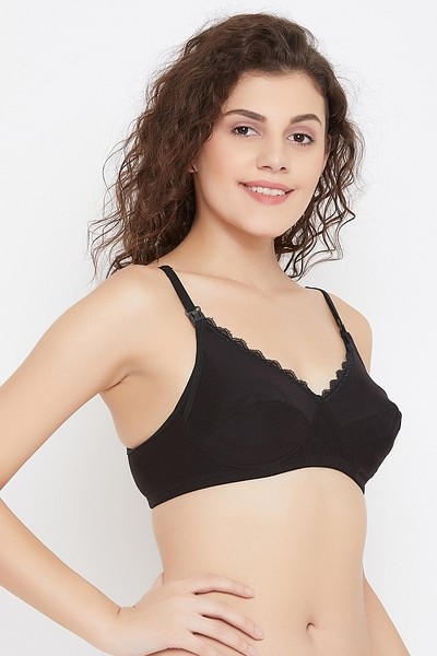 Nursing Bras for Breastfeeding Women Wirefree High Support Large Bust No  Underwire Bra Push Up Wireless Bras, Black, X-Large : : Clothing,  Shoes & Accessories