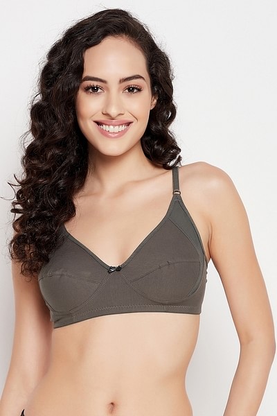 Dhyani fashion lightly padded non wired bra full coverage cotton