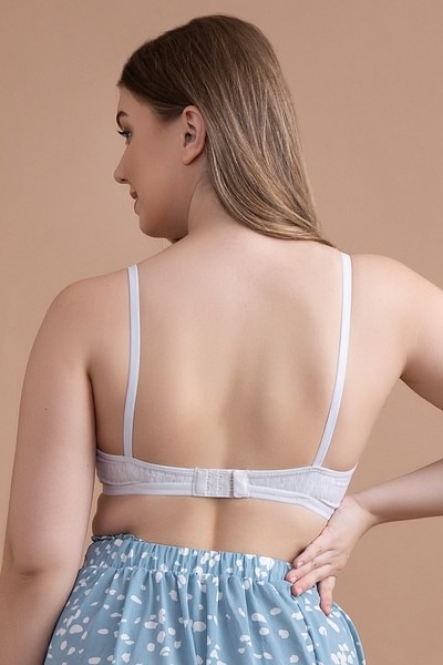 Buy Planetinner Non Padded Non Wired Backless Plunge Bra - Grey at Rs.440  online