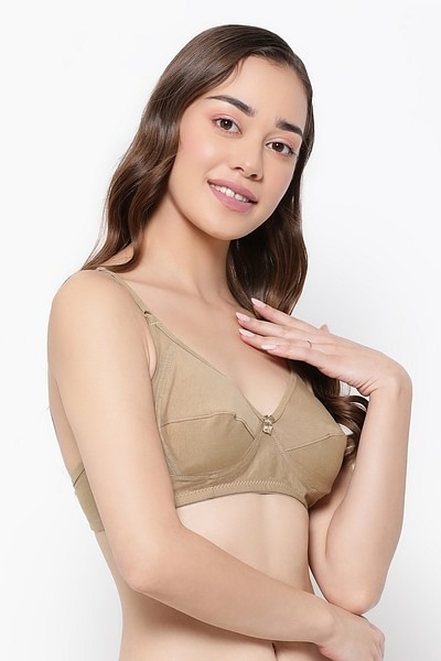 Buy Innocence Nude Coloured Solid Non Wired Non Padded Push Up Bra  BBAPLIN36556 - Bra for Women 2489793