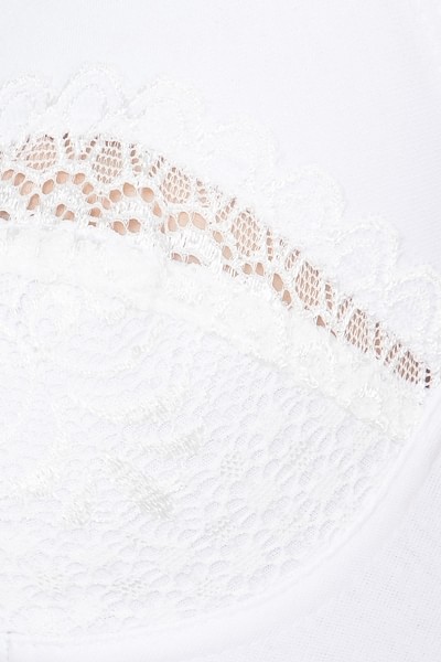 Buy Non-Padded Non-Wired Full Cup Bra in White - Lace Online India, Best  Prices, COD - Clovia - BR4005P18