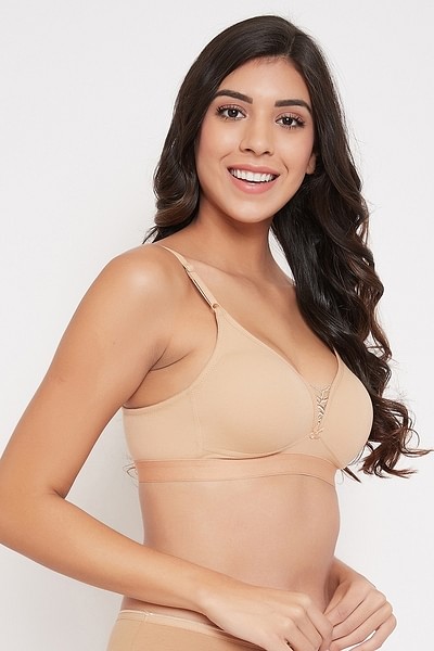 Buy Invisi Non-Padded Non-Wired Full Cup Multiway Strapless T-shirt Bra in  Royal Blue with Transparent Straps & Band - Cotton Rich Online India, Best  Prices, COD - Clovia - Br0376P08