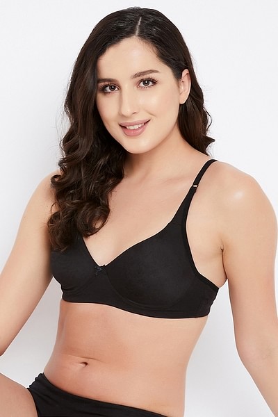 Buy Black & White Smoothing Non-Wired T-Shirt Bra 2 Pack - 42D, Bras